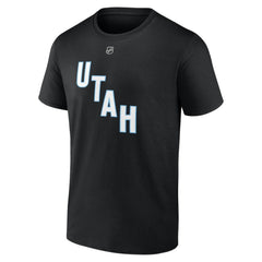 NHL Lawson Crouse Utah Mammoth Fanatics Authentic Stack Name & Number T-Shirt - Black