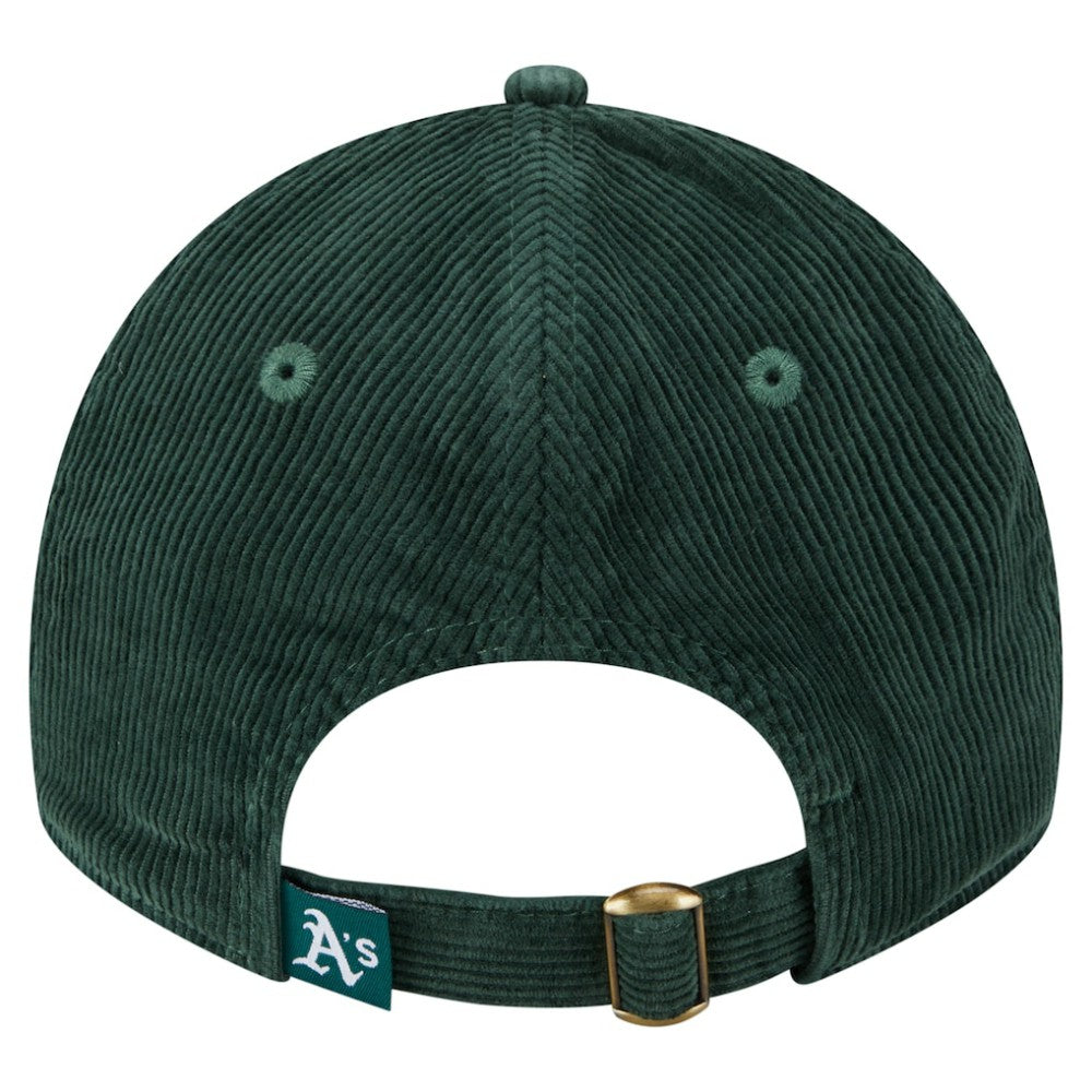 Athletics New Era Women's Corduroy 9TWENTY Adjustable Hat - Green Hats