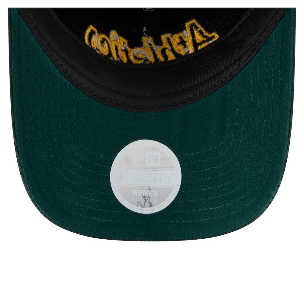 Athletics New Era Women's Corduroy 9TWENTY Adjustable Hat - Green Hats