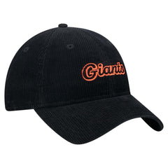 San Francisco Giants New Era Women's Corduroy 9TWENTY Adjustable Hat - Black Hats