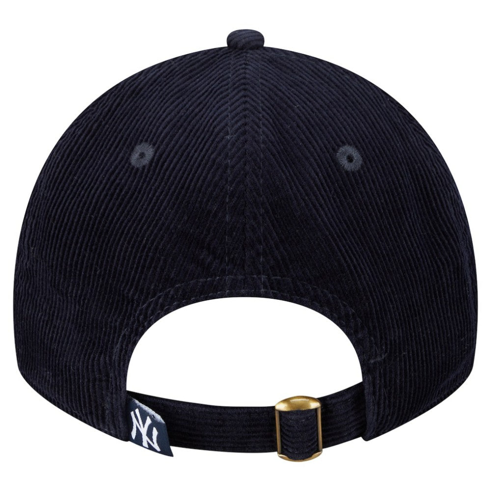 New York Yankees New Era Women's Corduroy 9TWENTY Adjustable Hat - Navy Hats