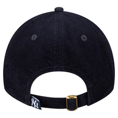 New York Yankees New Era Women's Corduroy 9TWENTY Adjustable Hat - Navy Hats