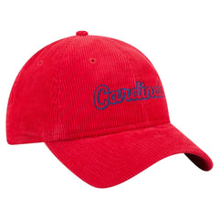St. Louis Cardinals New Era Women's Corduroy 9TWENTY Adjustable Hat - Red Hats
