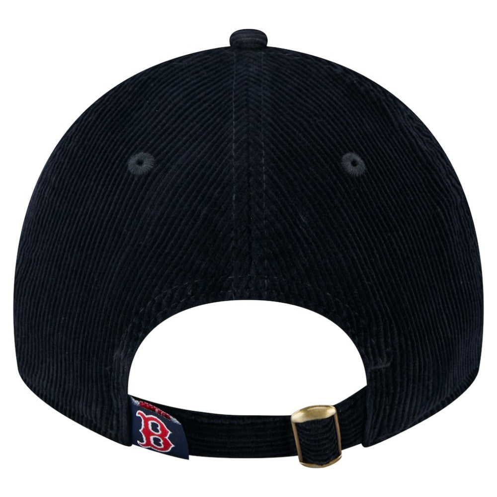 Boston Red Sox New Era Women's Corduroy 9TWENTY Adjustable Hat - Navy Hats