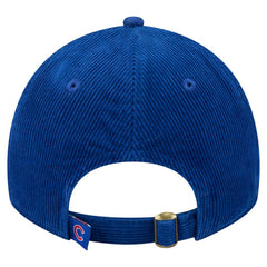 Chicago Cubs New Era Women's Corduroy 9TWENTY Adjustable Hat - Royal Hats