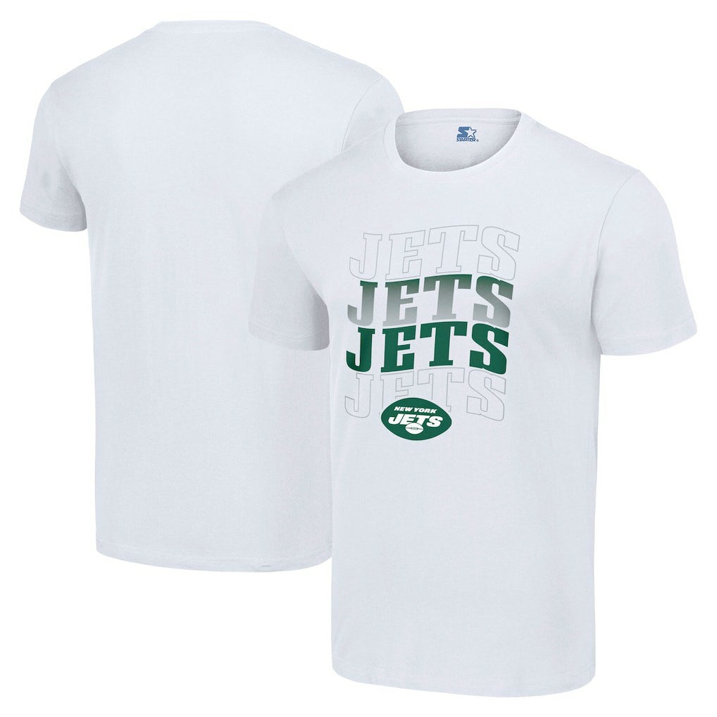 New York Jets Starter Four Name T-Shirt White