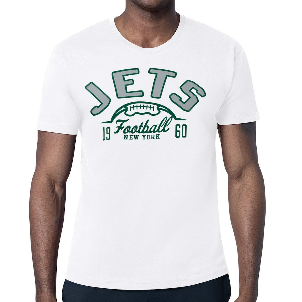 New York Jets Starter Half Ball Logo T-Shirt White