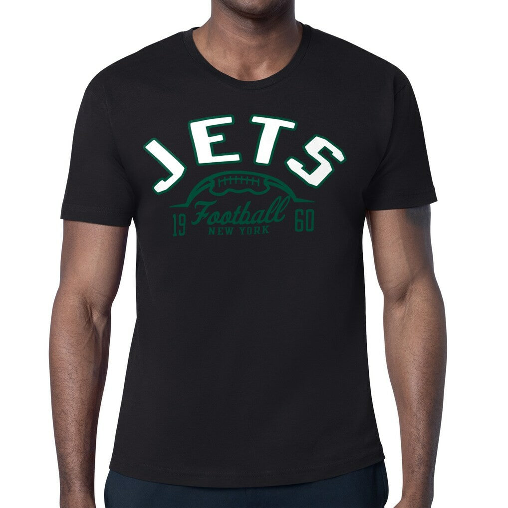 New York Jets Starter Half Ball Logo T-Shirt Black