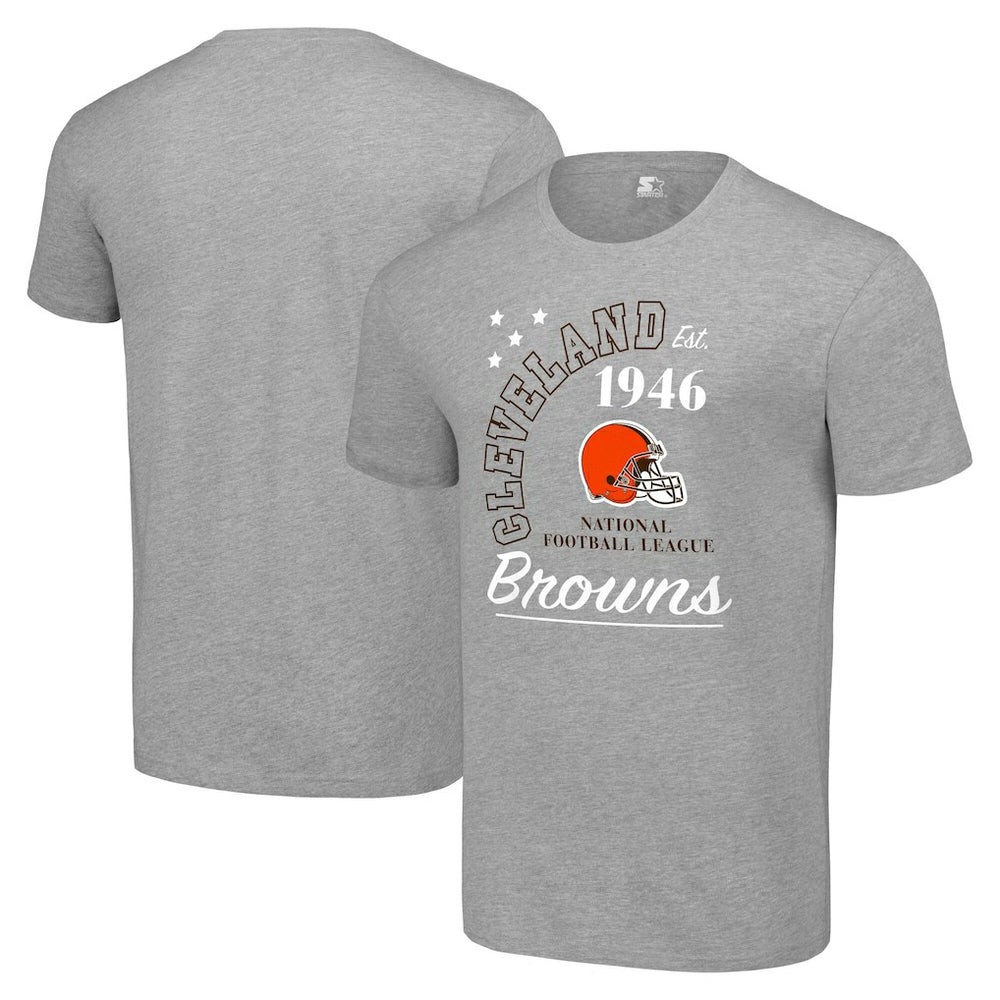 Cleveland Browns Starter Arch City T-Shirt Heather Gray