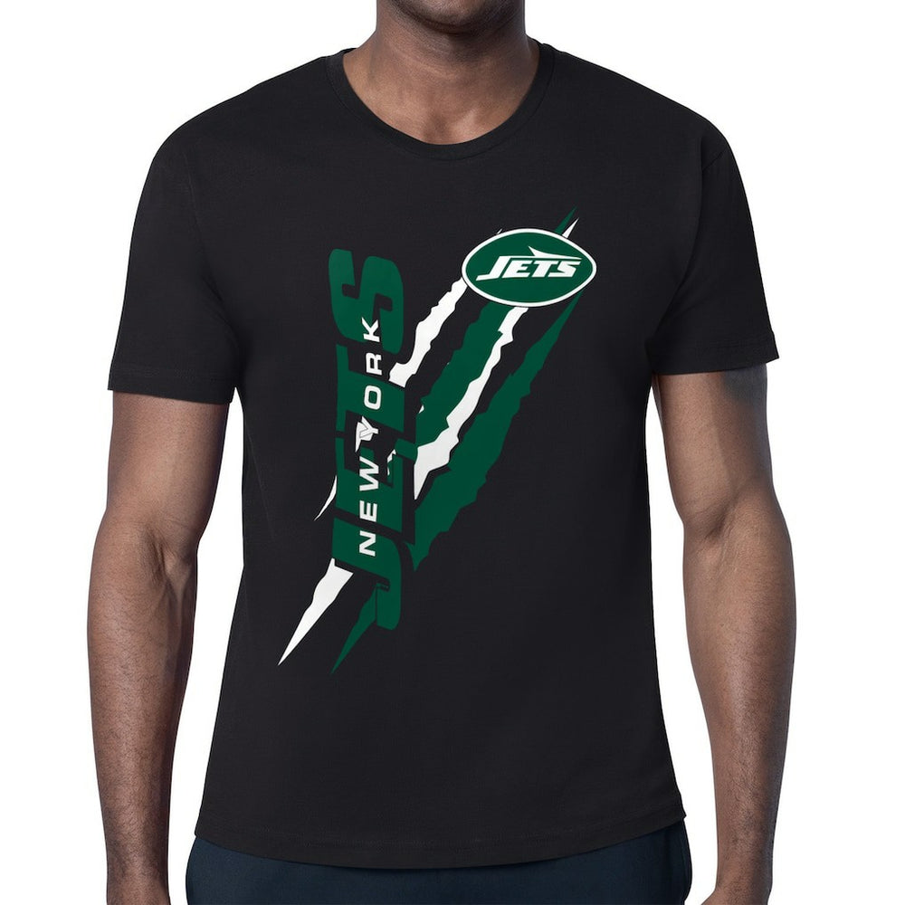 New York Jets Starter Color Scratch T-Shirt Black