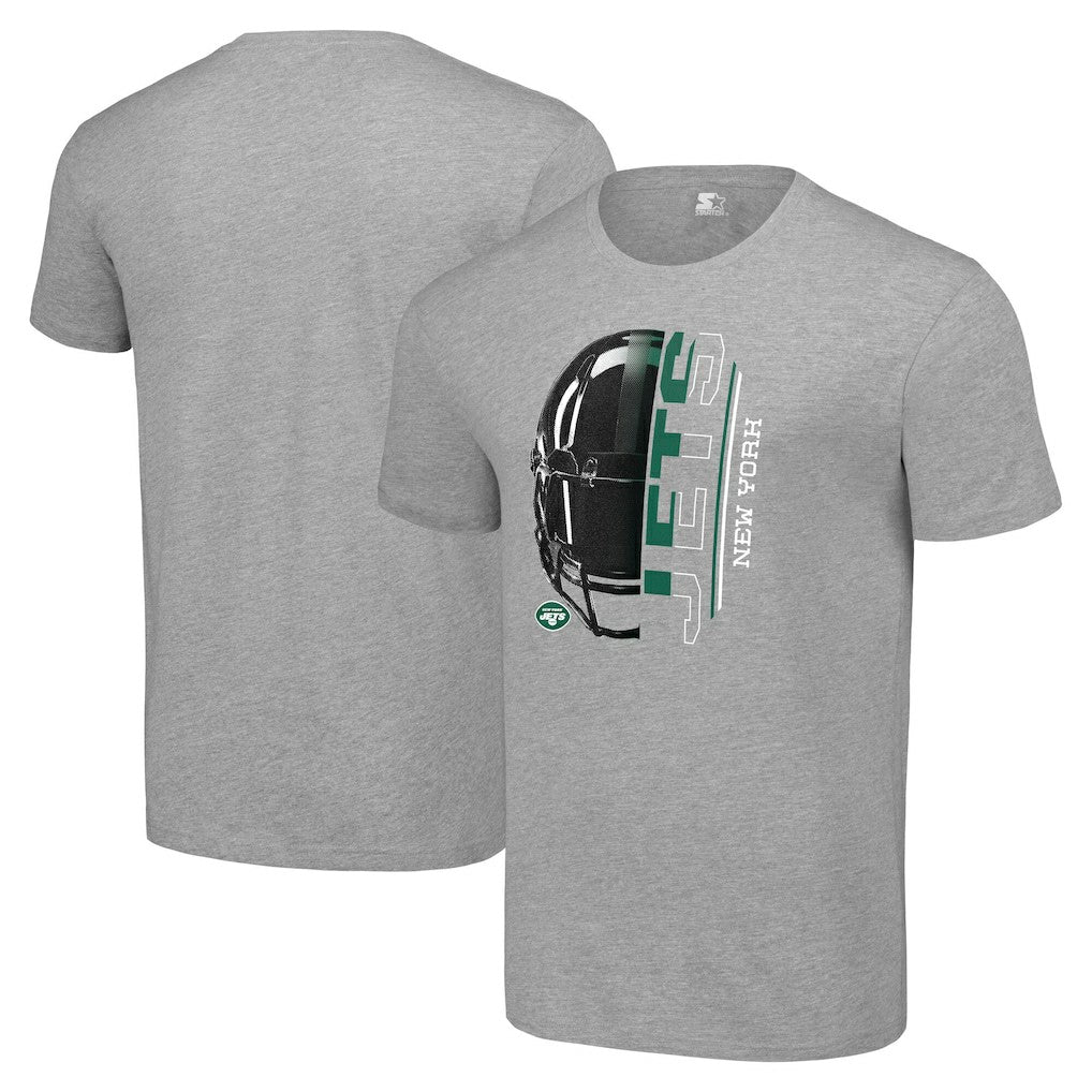 New York Jets Starter T-Shirt Heather Gray