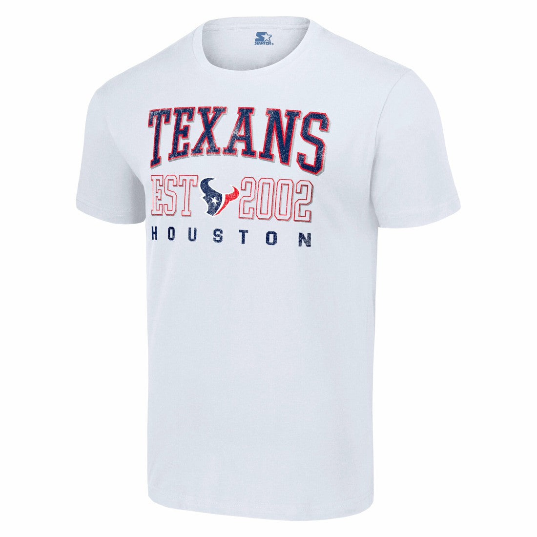 Houston Texans Starter Distressed Graphic T-Shirt White