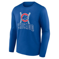 Chicago Cubs Fastball Long Sleeve T-Shirt - Royal T-shirts