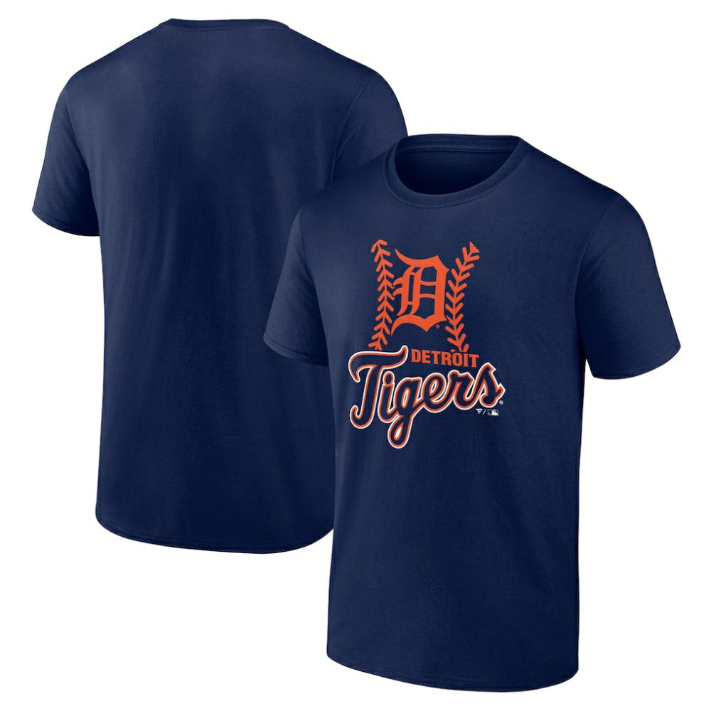Detroit Tigers Fastball T-Shirt - Navy T-shirts