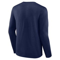 Milwaukee Brewers Fastball Long Sleeve T-Shirt - Navy T-shirts