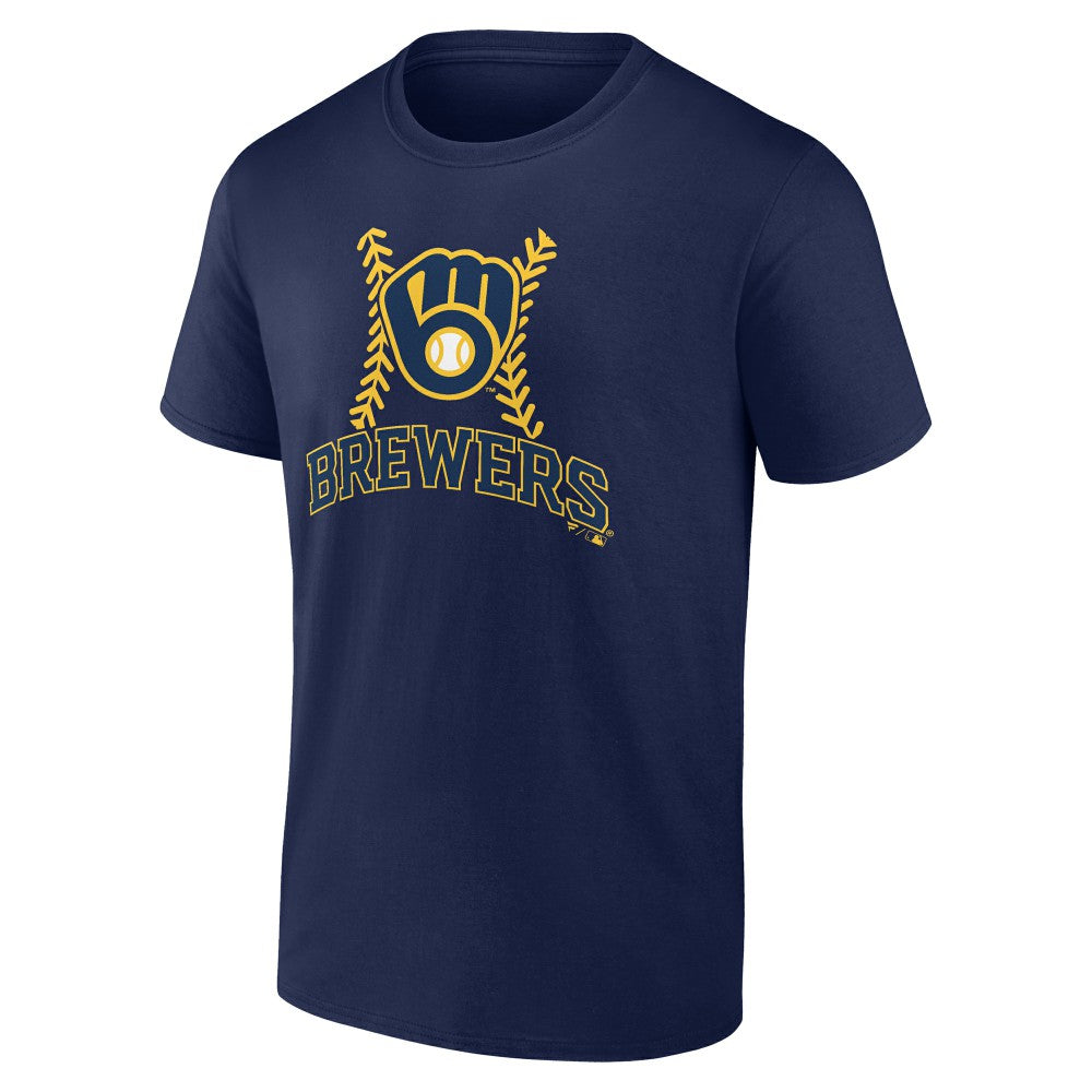 Milwaukee Brewers Fastball T-Shirt - Navy T-shirts