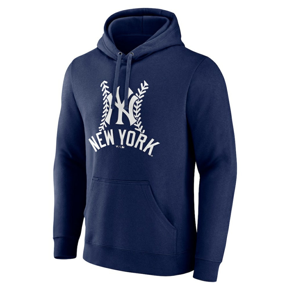 New York Yankees Fastball Pullover Hoodie - Navy Hoodies