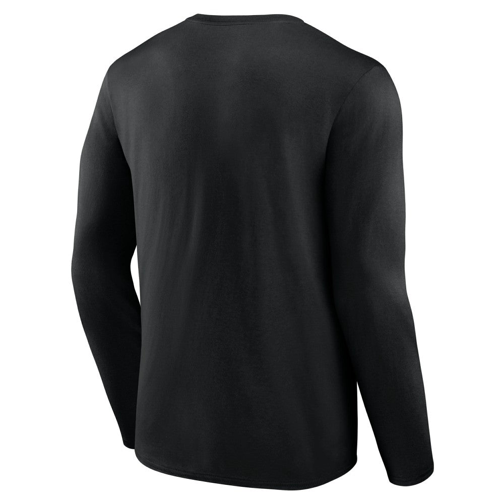 Cincinnati Reds Fastball Long Sleeve T-Shirt - Black T-shirts