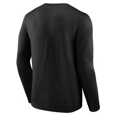 Cincinnati Reds Fastball Long Sleeve T-Shirt - Black T-shirts