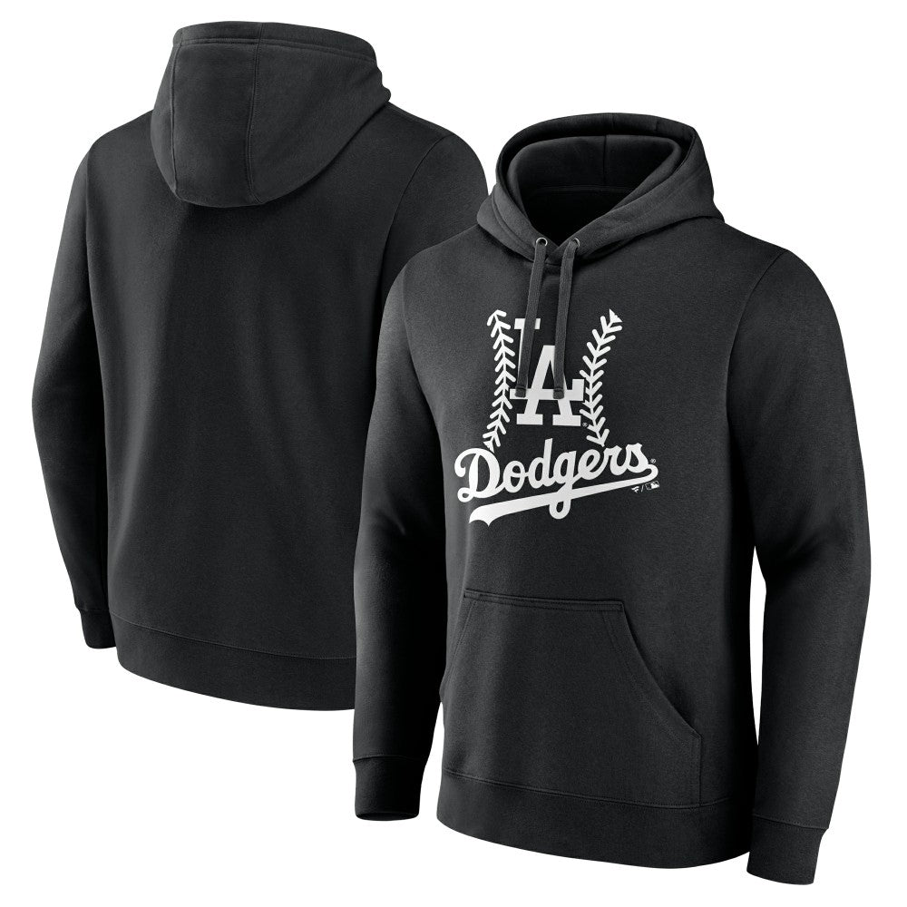 Los Angeles Dodgers Fastball Pullover Hoodie - Black Hoodies