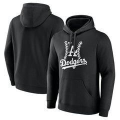 Los Angeles Dodgers Fastball Pullover Hoodie - Black Hoodies