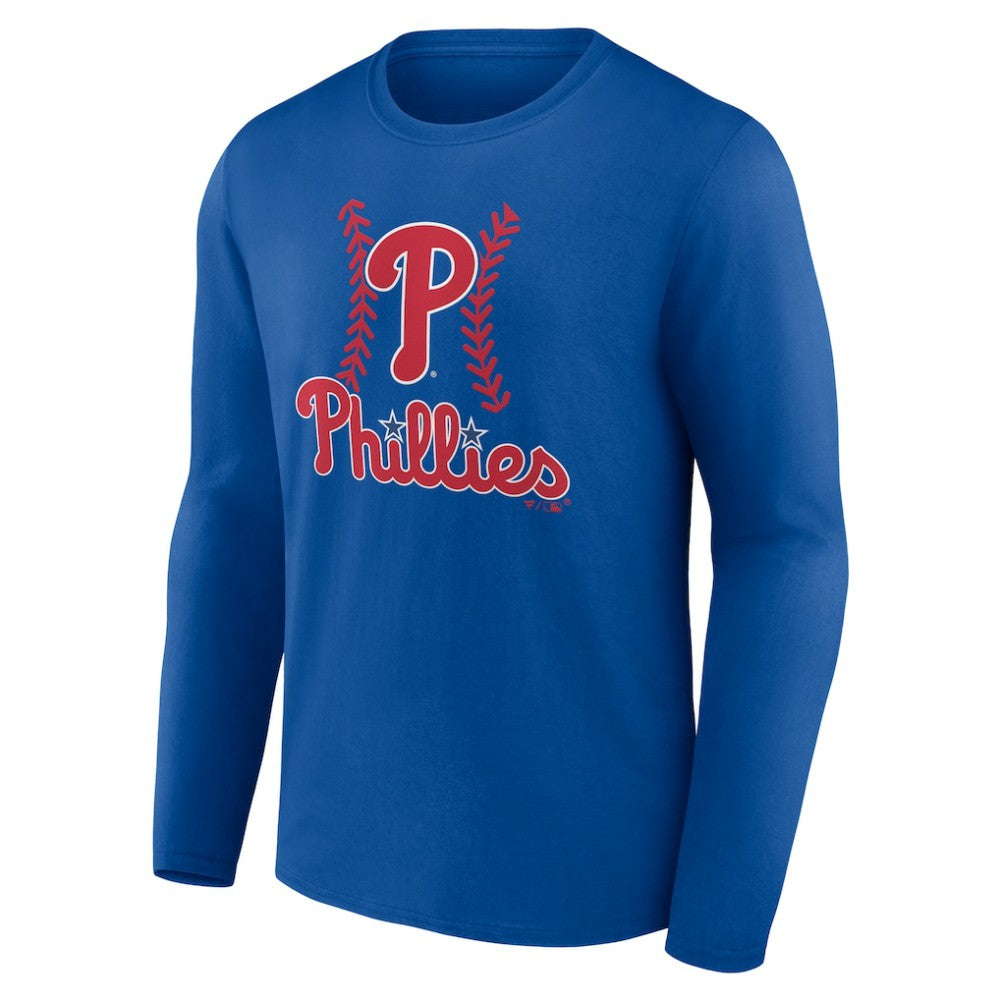 Philadelphia Phillies Fastball Long Sleeve T-Shirt - Royal T-shirts