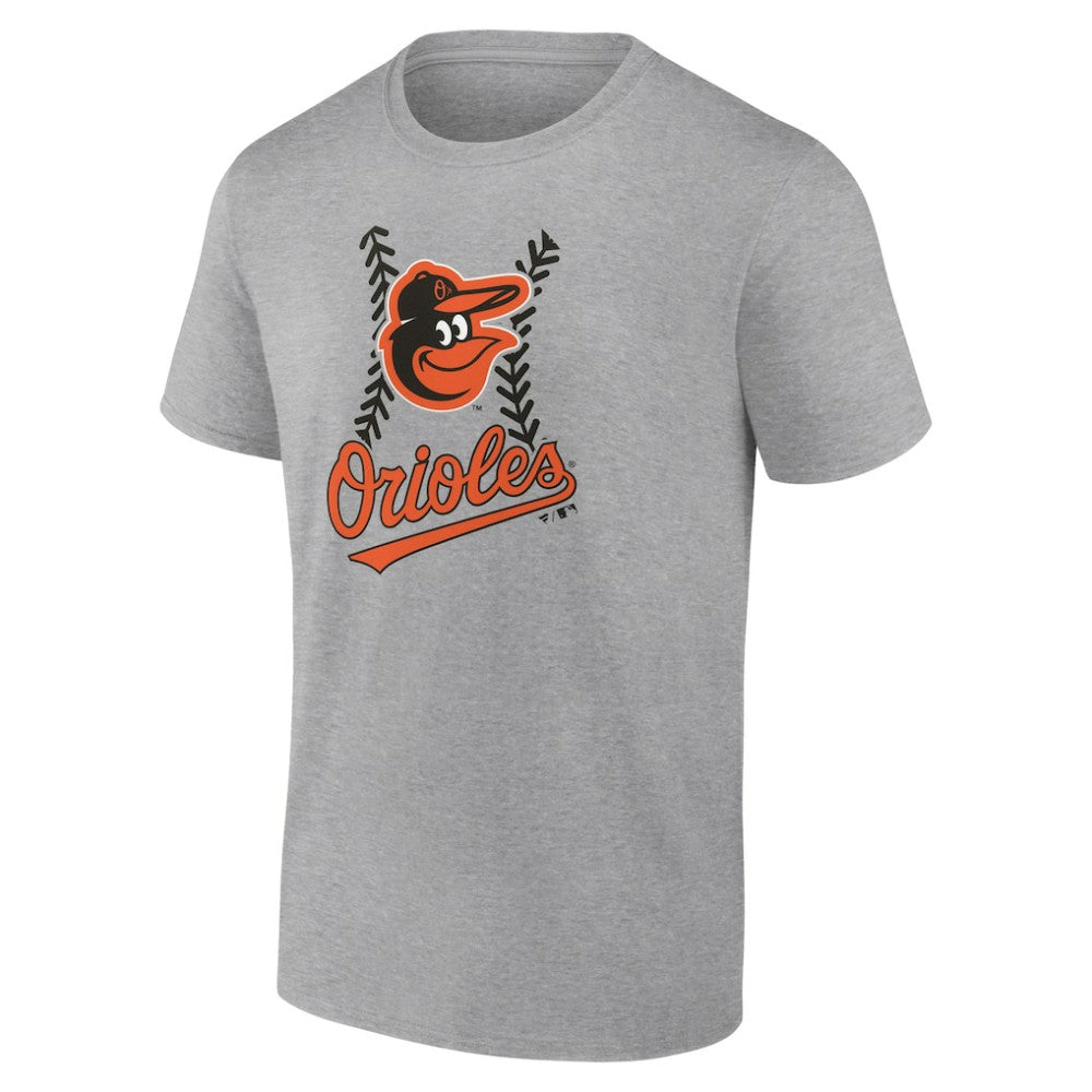Baltimore Orioles Fastball T-Shirt - Heather Gray T-shirts