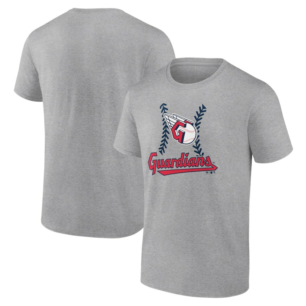 Cleveland Guardians Fastball T-Shirt - Heather Gray T-shirts