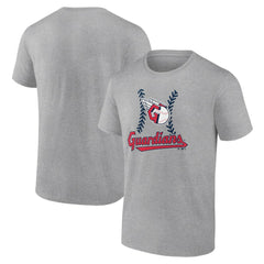 Cleveland Guardians Fastball T-Shirt - Heather Gray T-shirts
