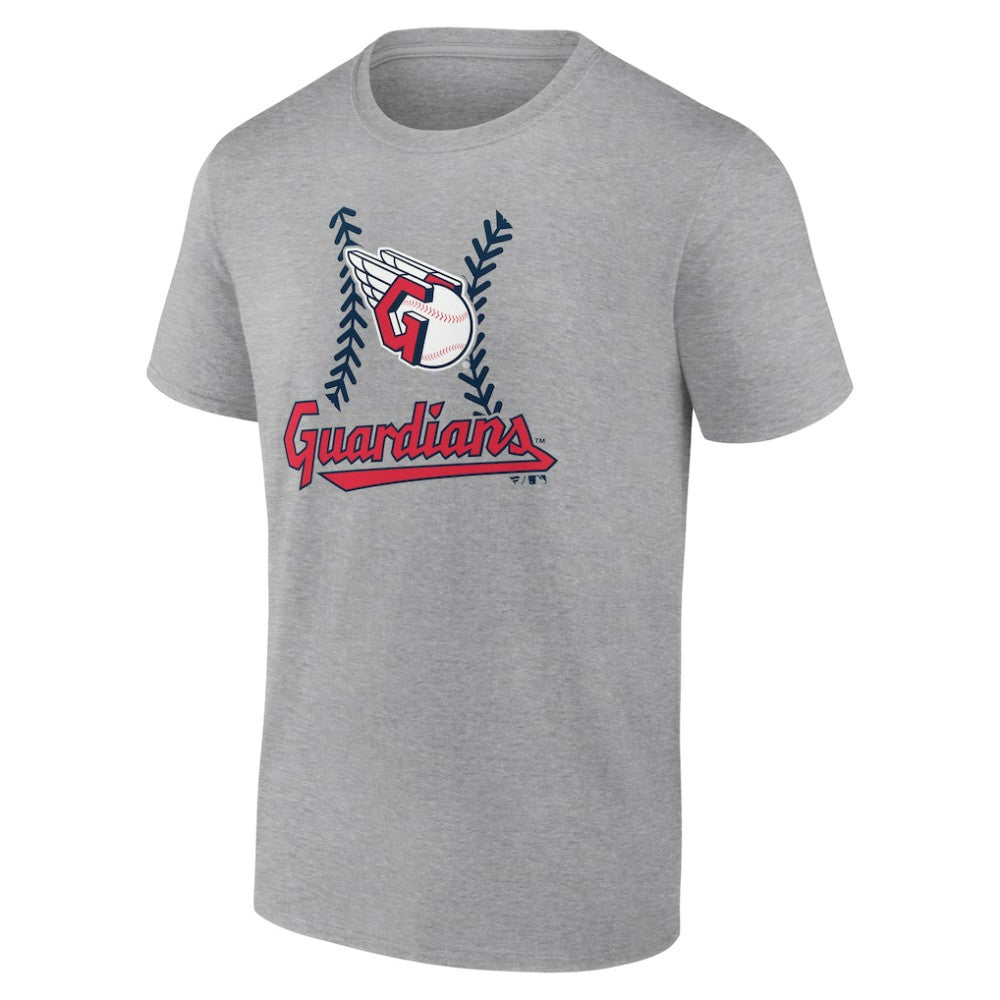 Cleveland Guardians Fastball T-Shirt - Heather Gray T-shirts