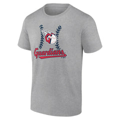 Cleveland Guardians Fastball T-Shirt - Heather Gray T-shirts
