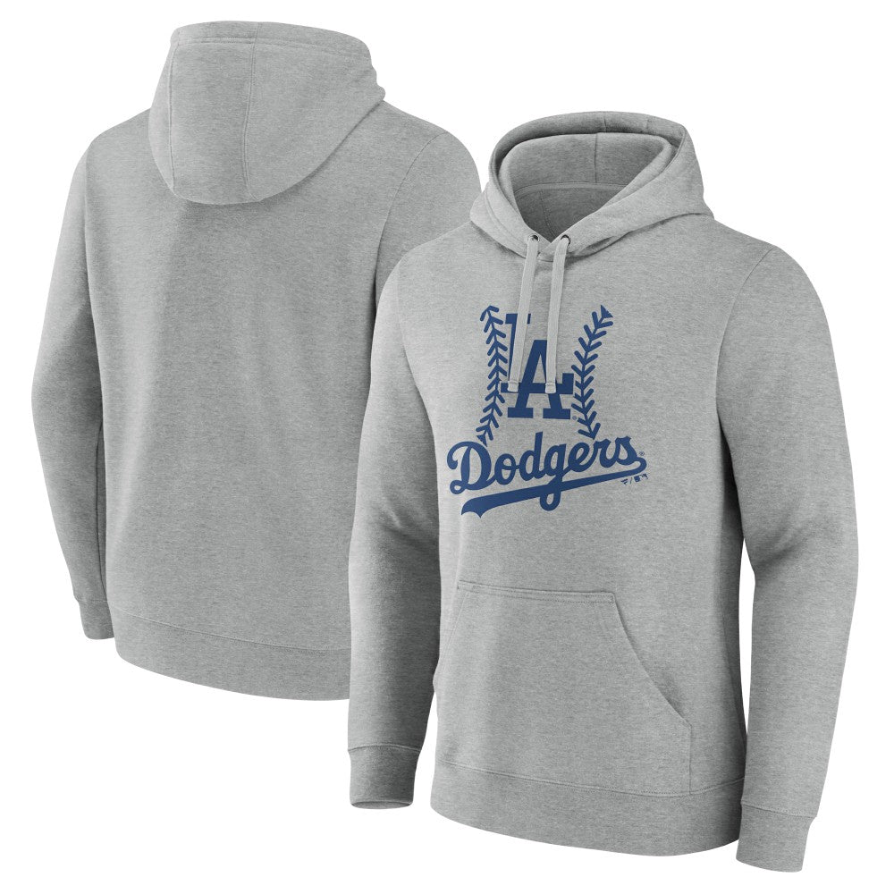 Los Angeles Dodgers Fastball Pullover Hoodie - Gray Hoodies