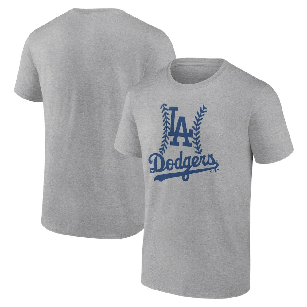 Los Angeles Dodgers Fastball T-Shirt - Heather Gray T-shirts