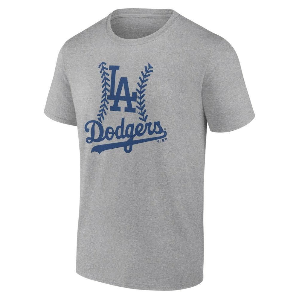Los Angeles Dodgers Fastball T-Shirt - Heather Gray T-shirts