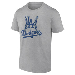 Los Angeles Dodgers Fastball T-Shirt - Heather Gray T-shirts