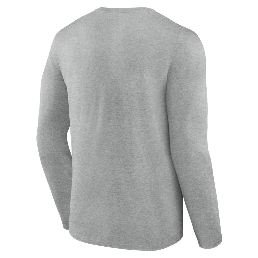 Milwaukee Brewers Fastball Long Sleeve T-Shirt - Gray T-shirts