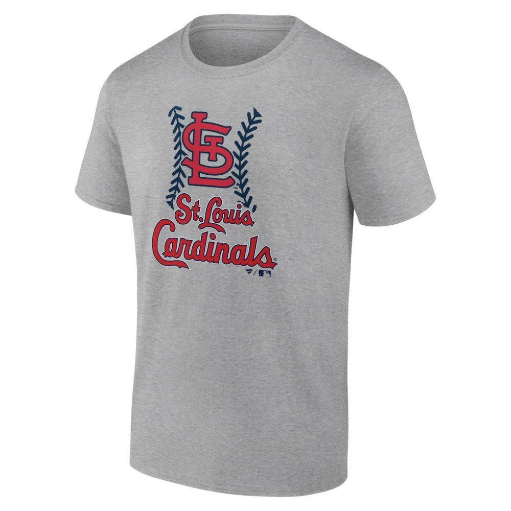St. Louis Cardinals Fastball T-Shirt - Heather Gray T-shirts