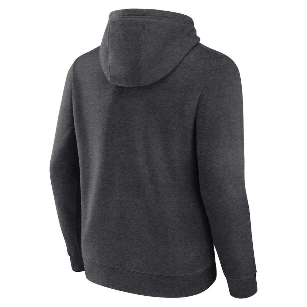 Atlanta Braves Monochrome Pullover Hoodie - Charcoal Hoodies