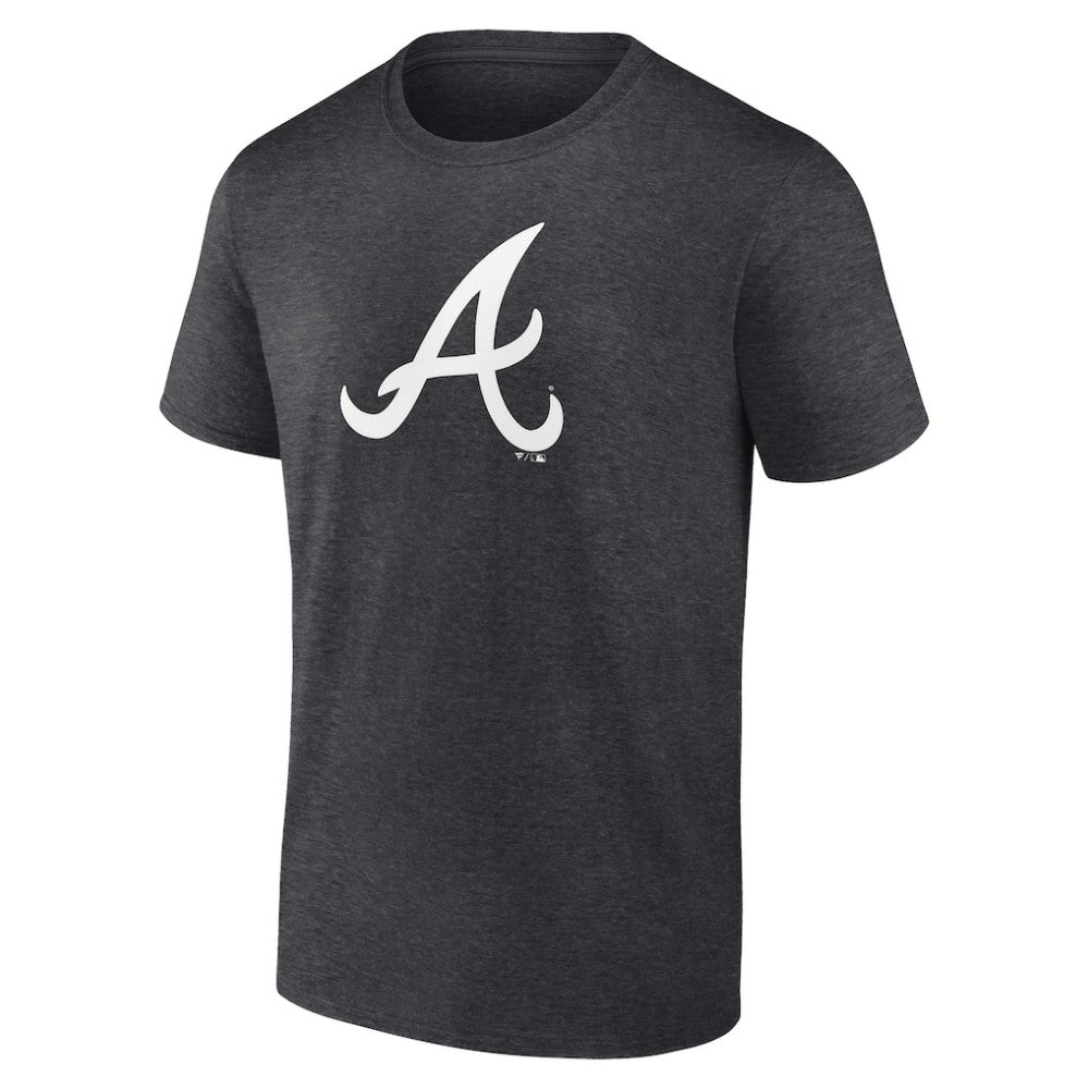 Atlanta Braves Monochrome T-Shirt - Charcoal T-shirts