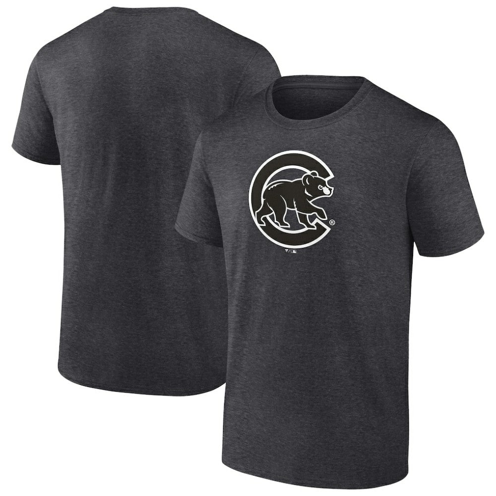 Chicago Cubs Monochrome T-Shirt - Charcoal T-shirts