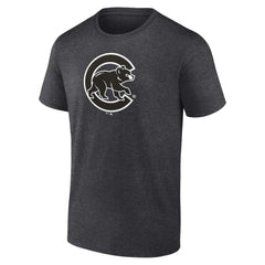Chicago Cubs Monochrome T-Shirt - Charcoal T-shirts