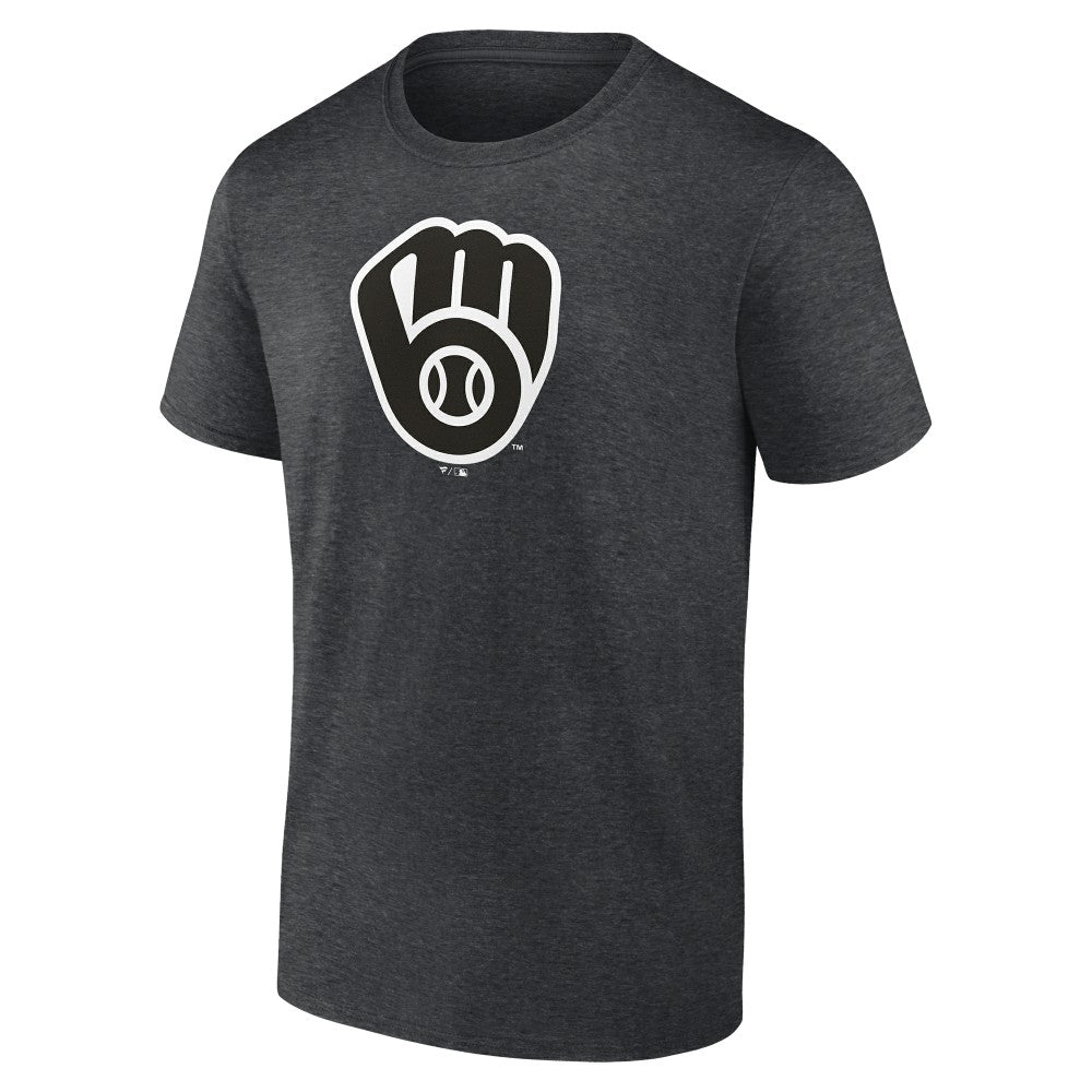 Milwaukee Brewers Monochrome T-Shirt - Charcoal T-shirts
