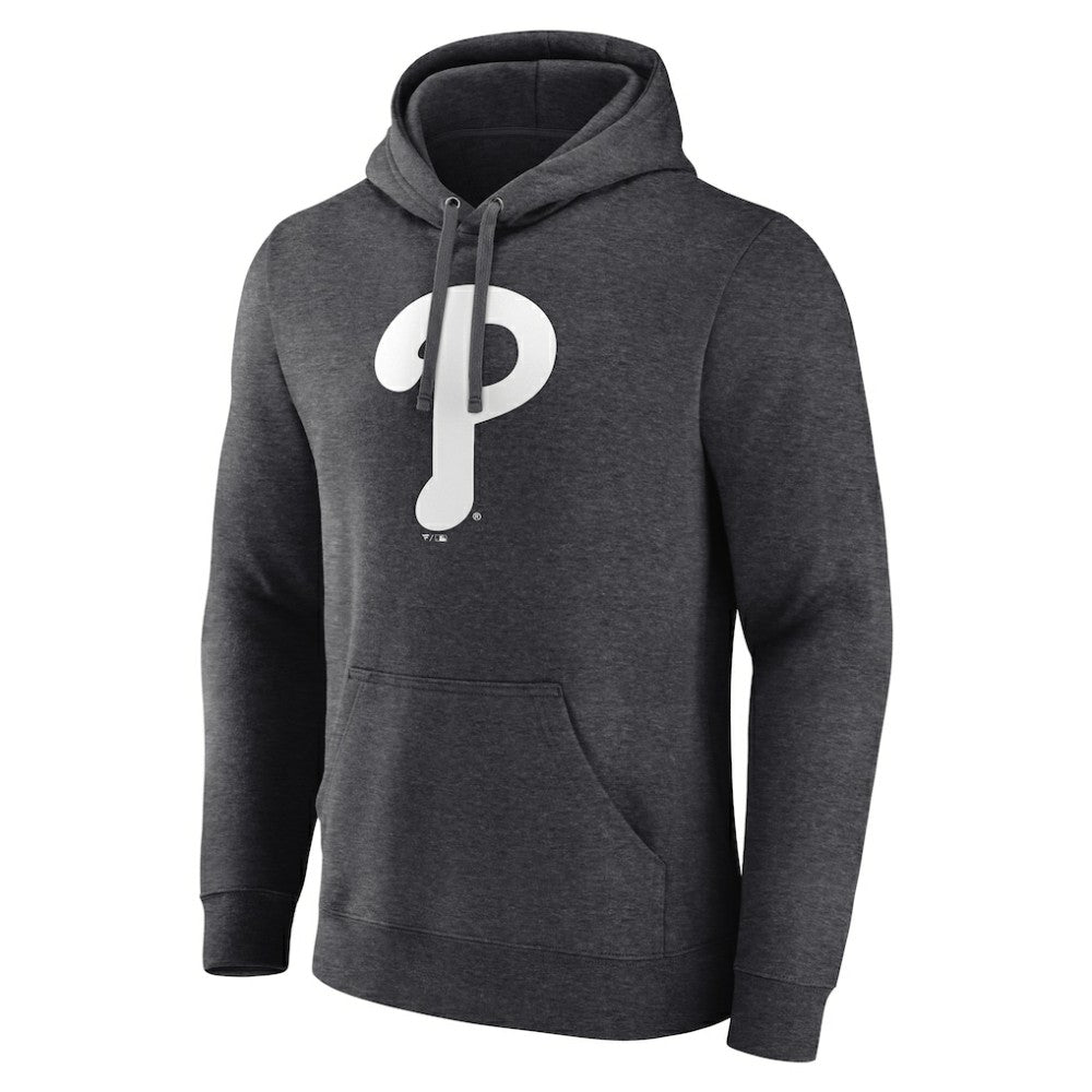 Philadelphia Phillies Monochrome Pullover Hoodie - Charcoal Hoodies