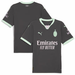 AC Milan 2024/25 Third Replica Jersey Charcoal