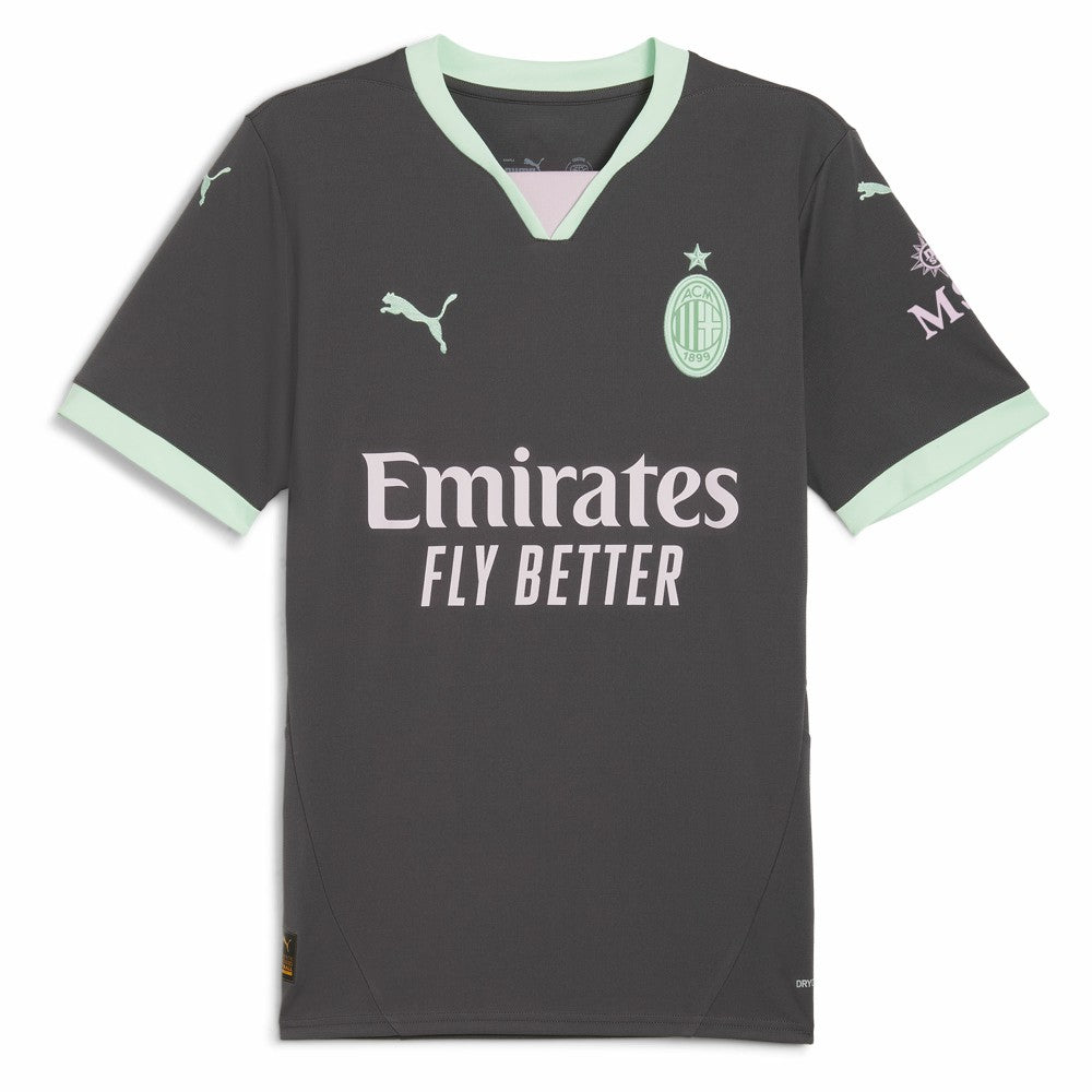 AC Milan 2024/25 Third Replica Jersey Charcoal