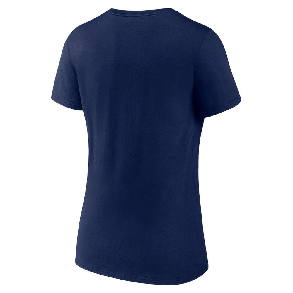 Cleveland Guardians Women's Stellar V-Neck T-Shirt - Navy T-shirts