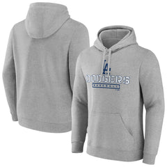 Los Angeles Dodgers Evanston Stencil Pullover Hoodie - Gray Hoodies
