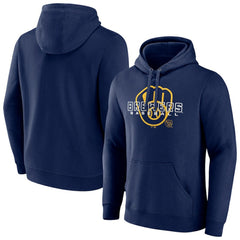 Milwaukee Brewers Stellar Pullover Hoodie - Navy Hoodies