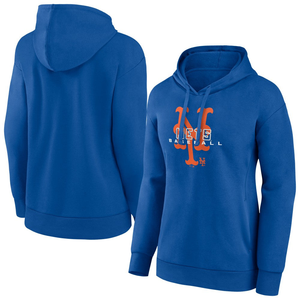 New York Mets Women's Stellar Pullover Hoodie - Royal Hoodies