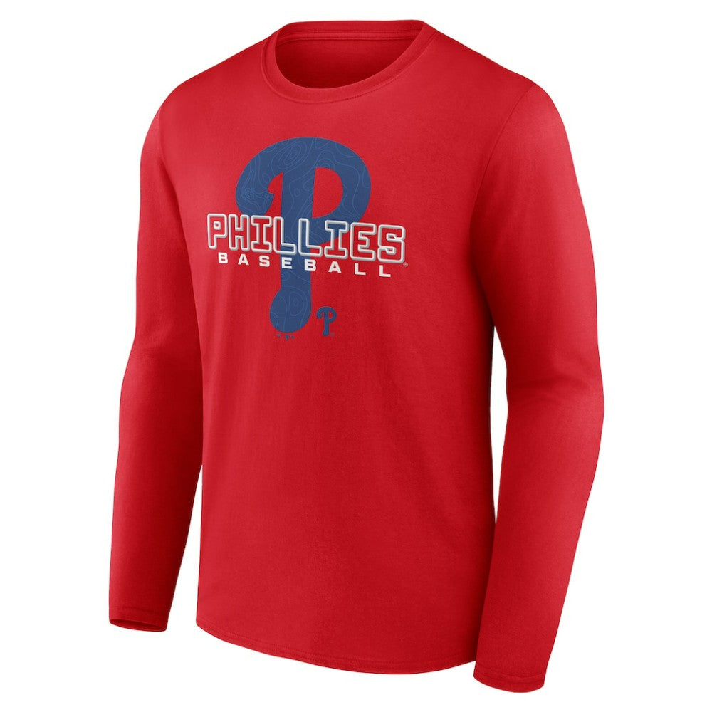 Philadelphia Phillies Stellar Long Sleeve T-Shirt - Red T-shirts
